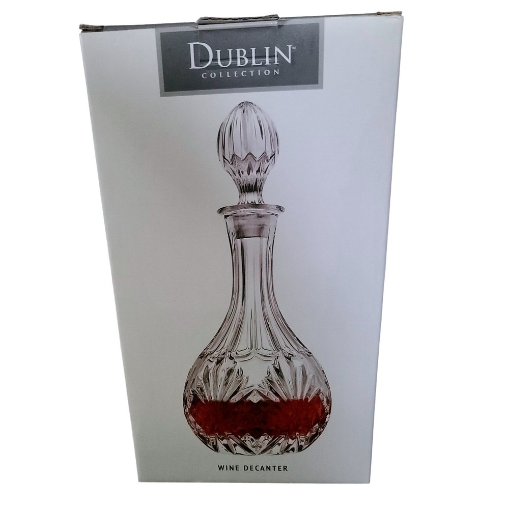 Dublin Collection Crystal Wine Decanter Carafe Shannon by Godinger‎ 850ml
